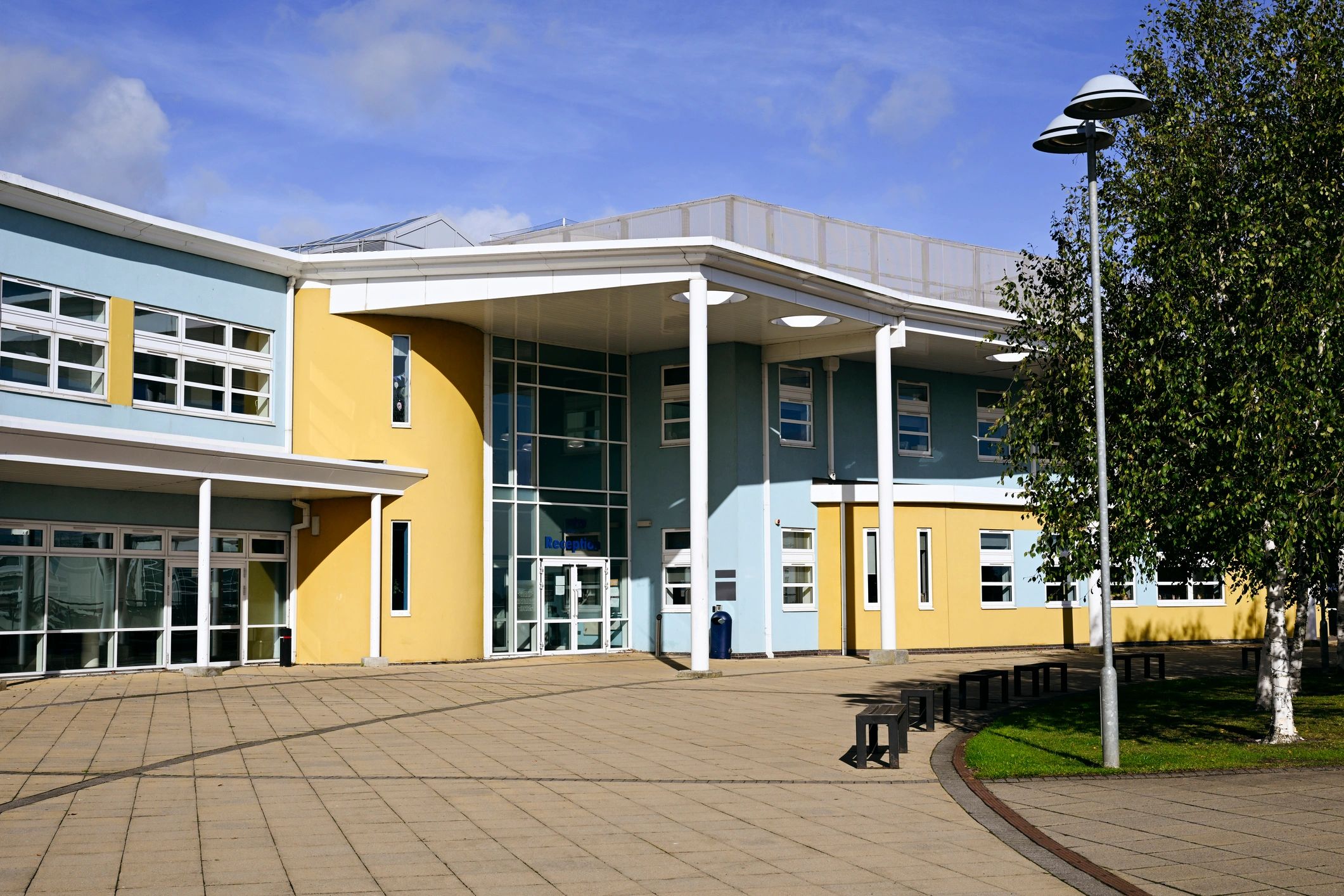 Contemporary building exterior representing project experience