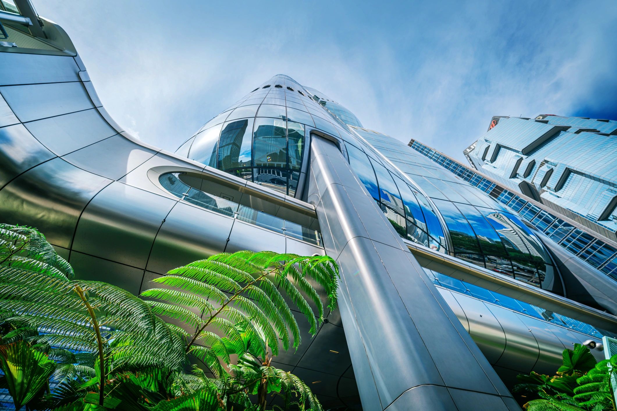 Modern commercial building exterior representing professional engineering and building envelope services