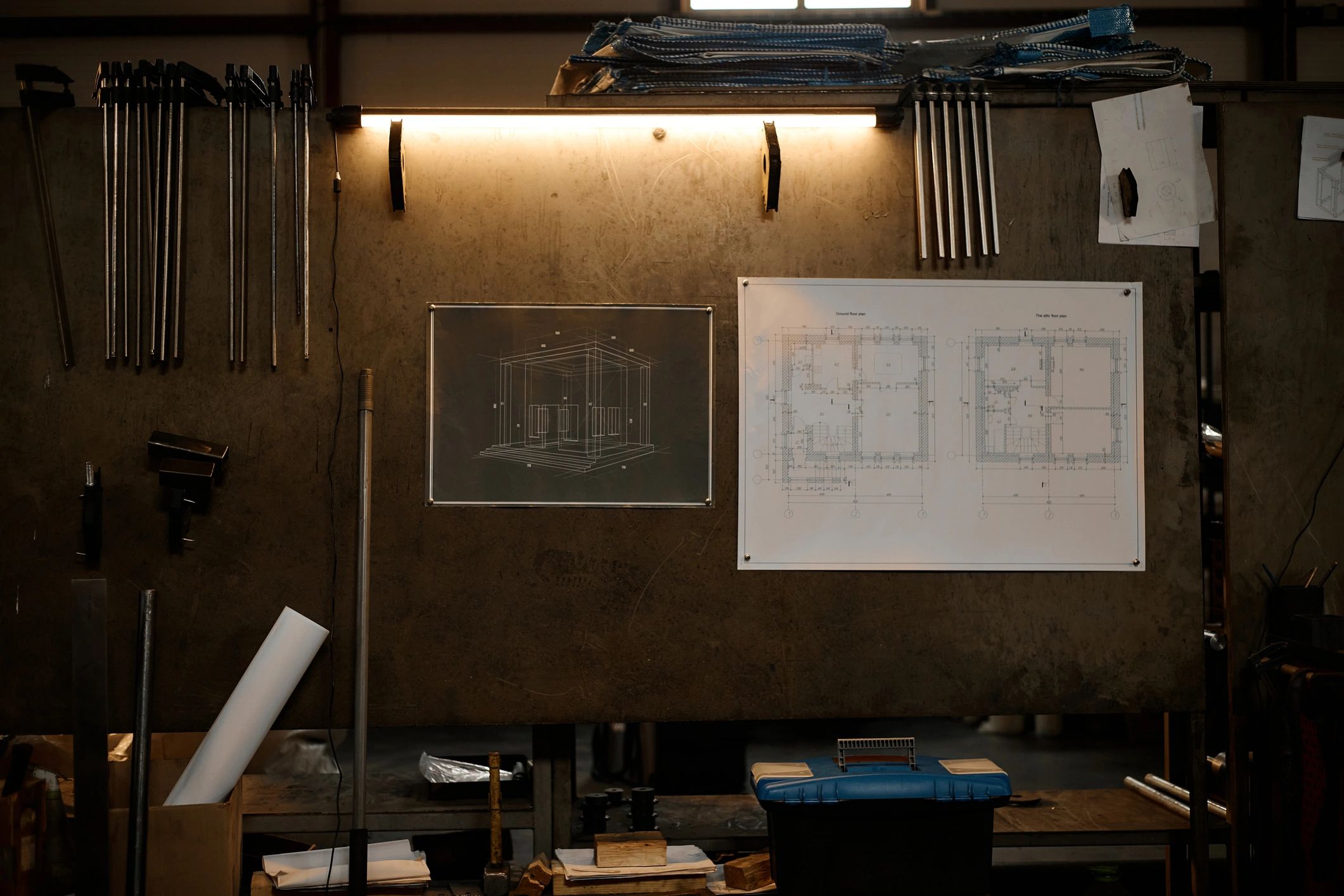 Engineering plans and technical documentation representing proposal and consulting support